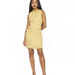 Women's ALEXIA ADMOR Klara Tweed Shift Dress